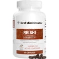thumbnail image 1 of Real Mushrooms Reishi Longevity | 1,000 Mg | 45 Servings | 90 Capsules, 1 of 2