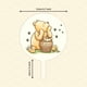 thumbnail image 2 of Cake Topper Acrylic Pooh Baby Shower Decorations Cake Decoration Cupcake Toppers Classic Winnie Birthday Decorations, 2 of 5