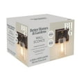 thumbnail image 3 of Better Homes & Gardens Modern Wall Scone Vanity Light, Bronze Metal Glass Shades, Bulb Not Included, 3 of 10
