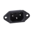 thumbnail image 4 of 5pcs Iec 320 C14 Male Plug Panel Ac 250v 10a Power Inlet Sockets Connectors Shytmv, 4 of 5