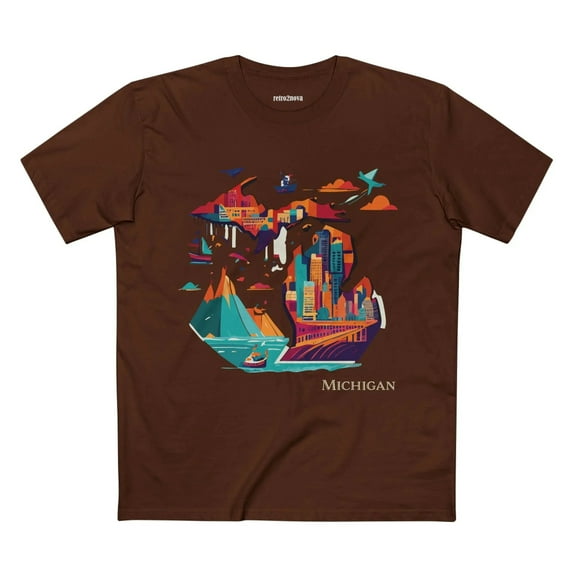 US State Shirts, Michigan Shirt