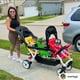 thumbnail image 4 of Familidoo H3E 3 Seat Baby Stroller - Double Canopy Triplet Stroller with Reclining Seats - Daycare Strollers for 3 Kids - Safety Harness for Safe and Secure Travel - For 6 months to Toddler Age 1 to 3, 4 of 5