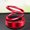 Red, variant on Solar Rotating Car Air Freshener,Dashboard Decoration Vehicle Decor,Aromatherapy Diffuser Ornament,Double Ring Solar Energy Car Dashboard Decoration Perfume Holder for Car Home,Car Accessories