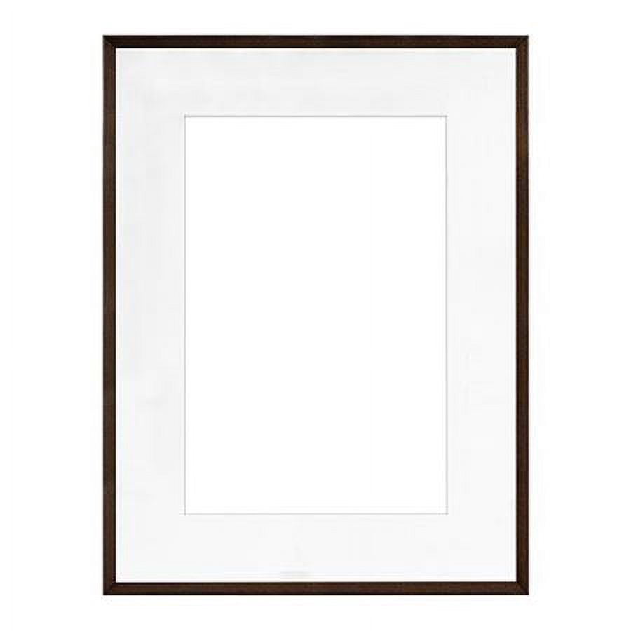 Woodworks, 18x24" Dark Espresso Hardwood Frame Matted for a 12x18" Photograph