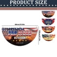 thumbnail image 4 of 250th Anniversary USA Flag,American Fan Flag,17.7"x35.4" Patriotic Flags Banner, Bunting Flag Patriotic Half Fan Banner for Wall,Front Door,Porch,Fence,Outdoor 4th of July Decorations, 4 of 7