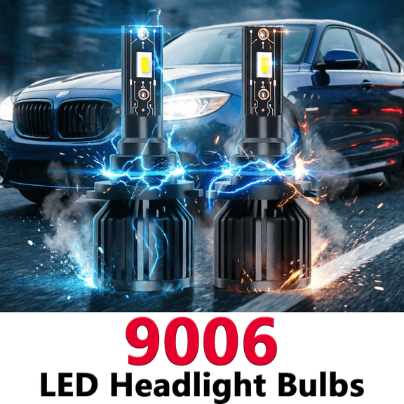 9006 LED Headlight Bulb For 2008-2014 Dodge Avenger,Standard High Beam or Low Beam,9006/HB4 White Headlight Bulbs,High Brightness Headlight Bulb, Pack of 2