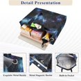 thumbnail image 3 of FORMRS Womens Corduroy Tote Bag Crossbody Shoulder Purse Handbag with Detachable Strap, Watercolor Galaxy, 3 of 7