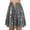 X-290Grey, variant on YMNXA Womens Skirt High Waist Solid Color Pleated Sequins Stylish Comfortable Knee Length Skirt For Party Black L