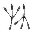 thumbnail image 1 of Y Branch Solar Connectors Solar Panel Parallel Adapter 1 Pair Splitter Solar Cable Wire Plug Tool Kit for Solar Panel, 1 of 5