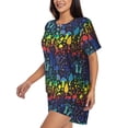 thumbnail image 2 of Xecao Magical Mushrooms and Flowers print Swimsuit for women, Summer-ready, sporty style.Quick-dry fabric. Many sizes & colors., 2 of 9