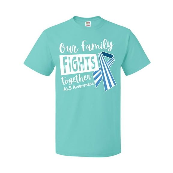Inktastic Our Family Fights Together ALS Awareness T-Shirt