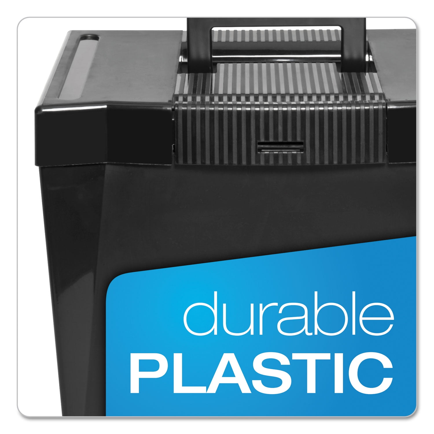 Pendaflex Economy File Box, Black, Letter Size, 1 Each