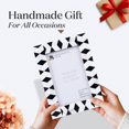thumbnail image 7 of Handicrafts Home 4x6 Mother of Pearl & Resin Inlay Black White Picture Frame – Handmade Artic Moss Photo Frame for Housewarming & Birthday Gift– Elegant Wall & Tabletop Display for Office, Home Decor, 7 of 7
