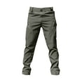 thumbnail image 4 of Dwellite Men's Pants Cargo Pants Lightweight Casual Summer Hiking Outdoor Work Trousers with Zipper Pocket Army Green S, 4 of 5