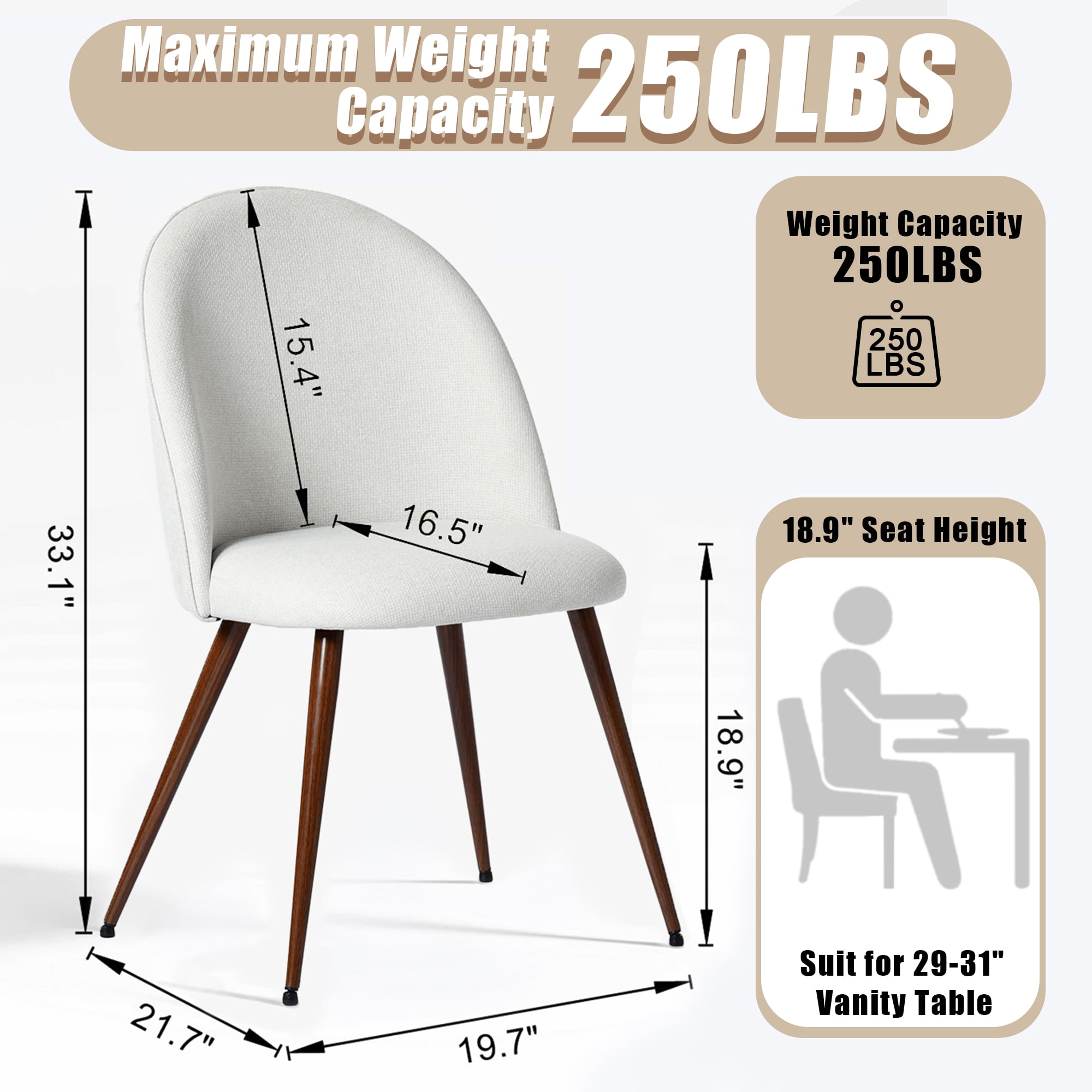 Homy Casa - Ensemble de 2 chaises rembourrées avec dossier haut et repose-pieds réglables, idéales pour les jeux, le bureau et la salle d'étude
