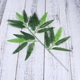 thumbnail image 4 of 50pcs Green Bamboo Leaves Artificial Plants for Home Hotel Office Decoration, 4 of 5