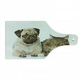 thumbnail image 1 of Animal Cutting Board, Fluffy Playful Pets Sitting next to Each Other Studio Shot Photo on Plain Backdrop, Decorative Tempered Glass Cutting and Serving Board, in 3 Sizes, by Ambesonne, 1 of 2