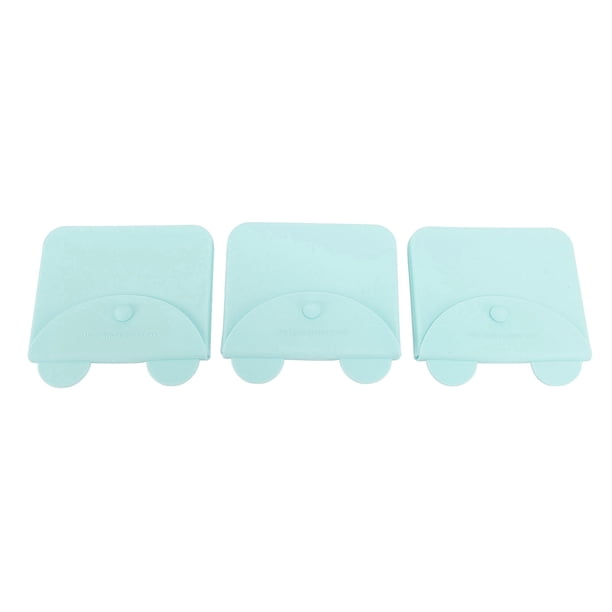 Caja De Almacenamiento De Sobres De Silicona, Fácil De Abrir, Bolsa Sellada Con Sobre De 3 Uds., Cierre Doble, Reutilizable Para Ir De Compras