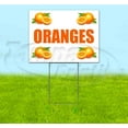 thumbnail image 1 of Oranges (18" x 24") Yard Sign, Includes Metal Step Stake, 1 of 6