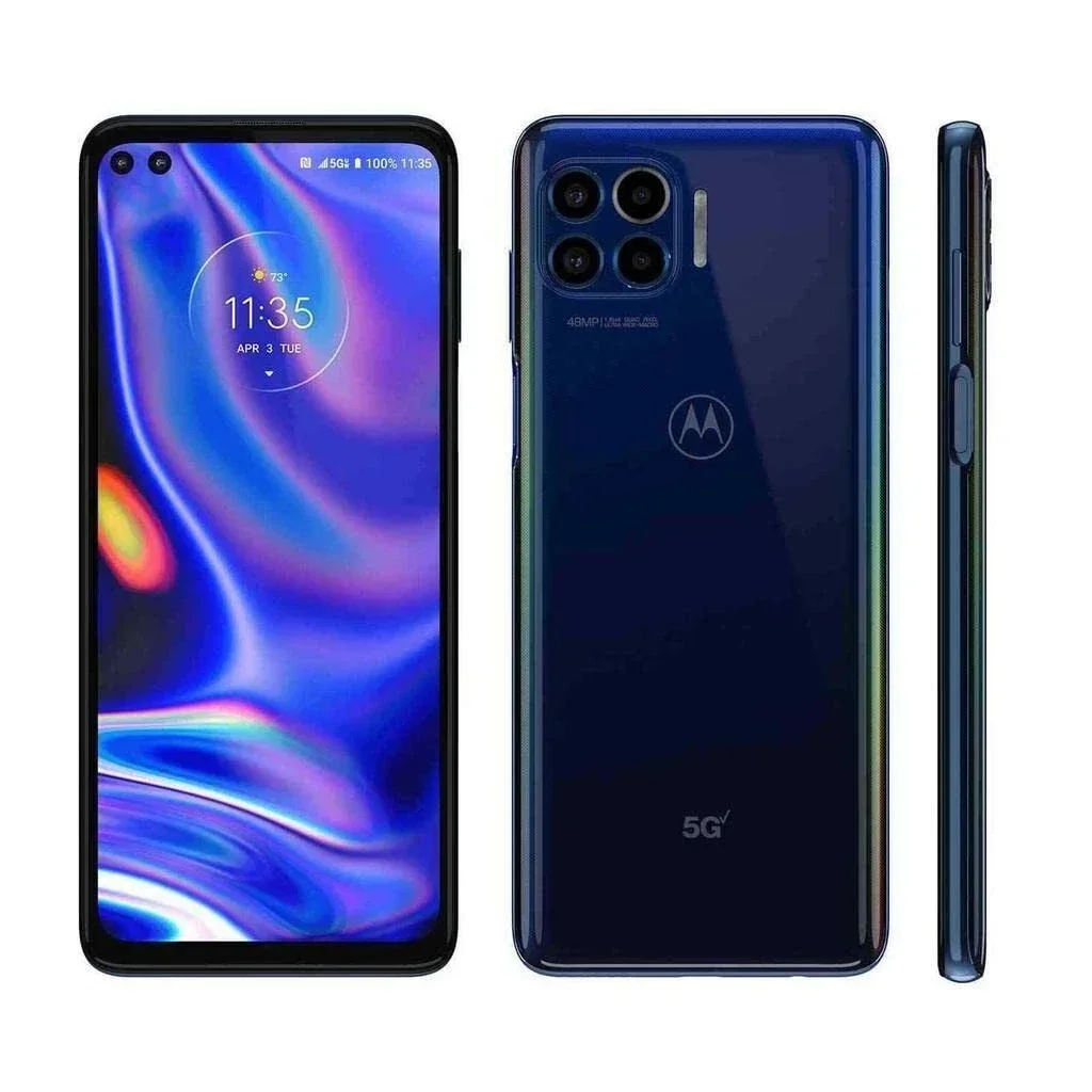 Pre-Owned Motorola Moto One 5G Verizon Unlocked 128GB Oxford Blue (Fair)