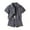 1-Grey458, variant on Byoo Toddler Boy Solid Color Outfit Set Textured Short Sleeve Collared Button Down Shirt Shorts Soft Tracksuit Leisure Sweatsuit Sets