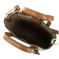 thumbnail image 3 of Michael Michael Kors Women's Sinclair Crossbody Mini Bucket Bag, Vanilla & Acorn Mk Signature, 3 of 5