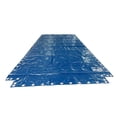 thumbnail image 2 of 2 Pack 8'x 40' Heavy Duty Vinyl Shipping Container Tarps w/ Tie-Down Cable 19 oz Utility Blue Waterproof Shipping Container Cover, 2 of 9