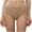 Khaki, variant on Swuxness Women's Seamless Stretch Briefs Solid Color Ice Silk Thin Sports Breathable Lightweight High Waisted Panties