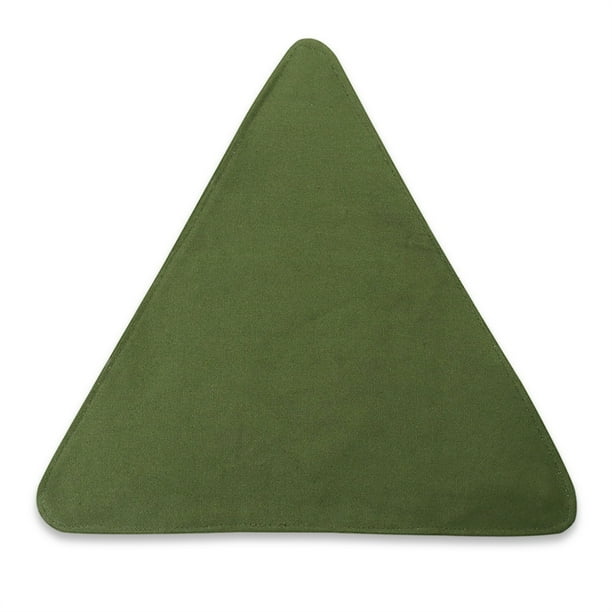 Advancent Taburete de tela para acampar, portátil, reutilizable, pesca, caza, silla plegable, mochilero, asiento de senderismo, Camper, equipo carpas Verde