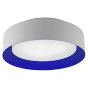 Bromi Design Lynch Metal Flush Mount Ceiling Light in White and Blue