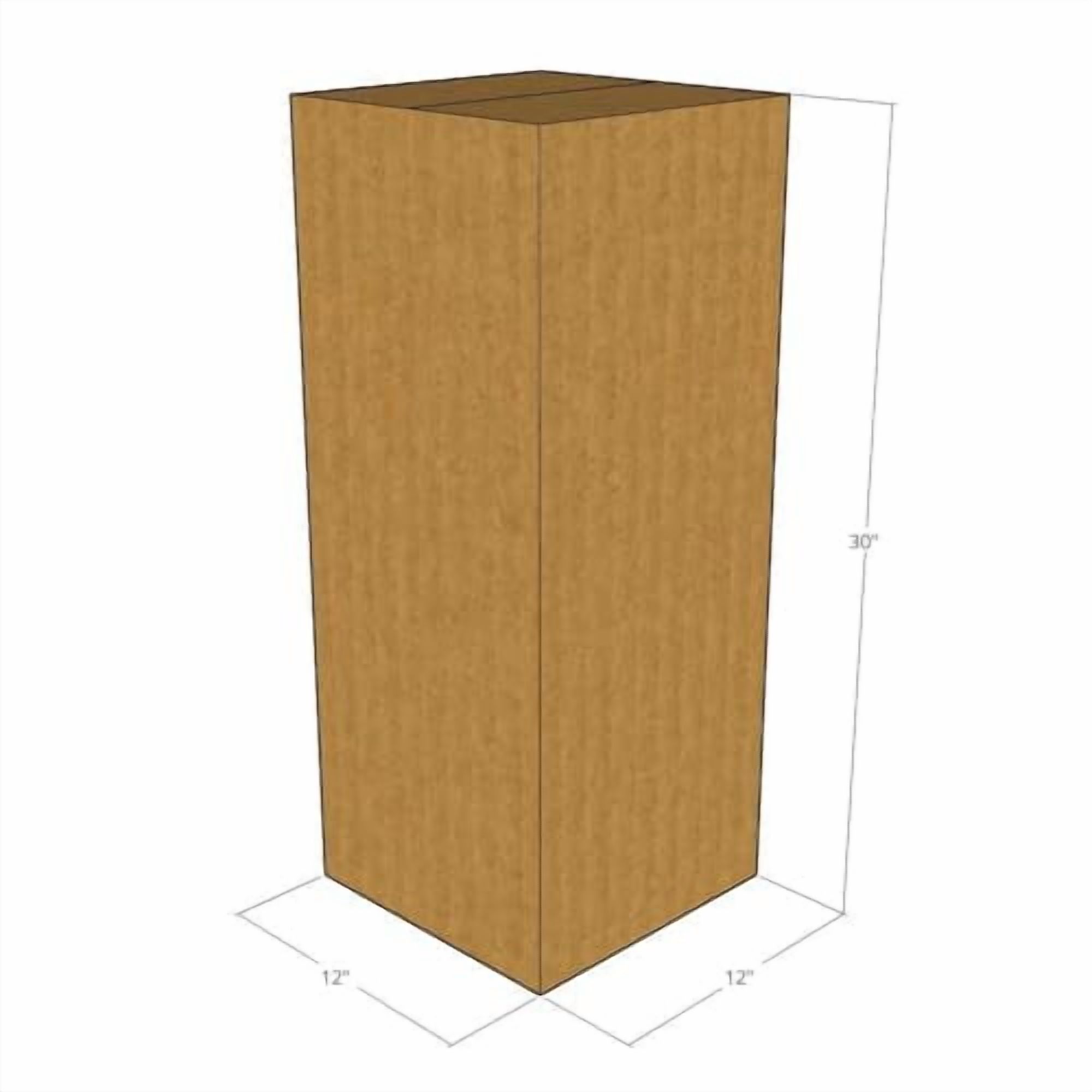 12" x 12" x 30" Corrugated Boxes 32 ECT (Pack of 5-12x12x30) | Quality Moving Boxes. Great for Shipping Boxes for Business, Office or Home.