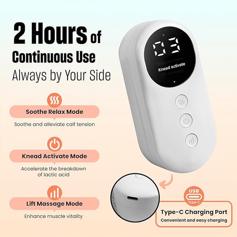 Leg Massager for Circulation, Air Compression Massager for Calf Foot Legs Muscle, 3 Modes 3 Intensities Leg Massager,Relief Leg Muscle Fatigue,1Pcs