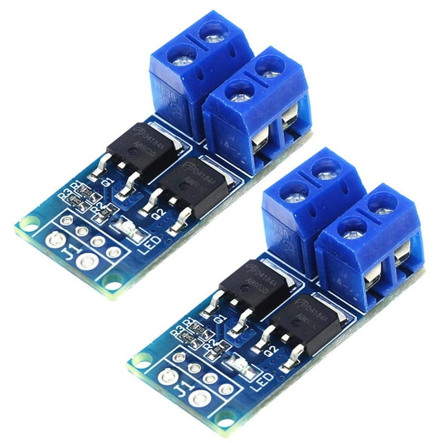 2 Pcs Potencia PWM Regulador Interruptor Electrónico Panel de Control , Lámpara, tirarere de Lámpara , Micro Bomba de Agua Sharpla Módulo controlador Mosfet