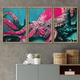thumbnail image 2 of wall26 Framed Canvas Print Wall Art Set Spray Paint Monster Sea Octopus Graffiti &amp; Street Art Comic Book Illustrations Modern Art Urban Portrait for Living Room, Bedroom, Office - 16"x24&quo, 2 of 5