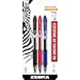 thumbnail image 2 of Zebra Pen Sarasa Dry X20 Retractable Gel Pen, Medium Point, 0.7mm, Assorted Business Color Ink (Pack of 1, 3 Count Total), 2 of 4