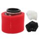 thumbnail image 1 of 45mm/1.8in Air Filter Sponge Cleaner Intake Filtering System Kit for Motorcycle ATV 50?200CCRed, 1 of 5