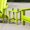 Lime, variant on CostaElm Adirondack Outdoor Patio Side Table, All Weather HDPE End Table for Patio, Garden & Lawn, Black