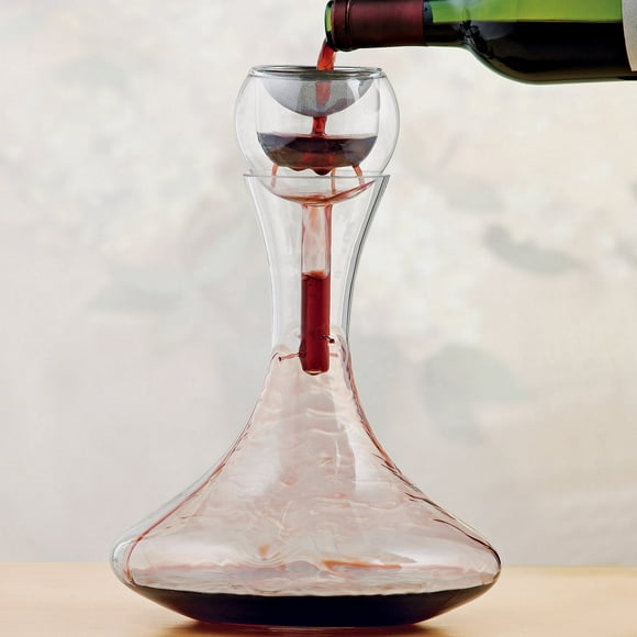 Pitcher Wine Enthusiast Final Touch Aerator & Decanter Set