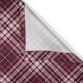 thumbnail image 6 of Ambesonne Fashion Valance & Curtain, Retro Plaid Pattern Art, 55"x30", Dark Fuchsia and Pale Pink, 6 of 7
