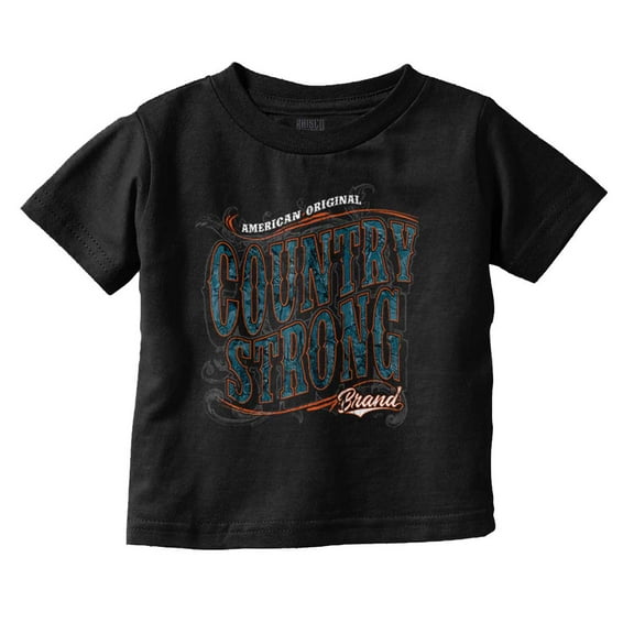 Country Western Southern Cowboy Toddler Boy Girl T Shirt Infant Toddler Brisco Brands 6M