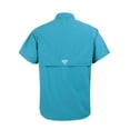 thumbnail image 3 of Tuna Men's UV UPF 50+ Sun Protection Soild Anti-Static Waterproof Breathable Fast Dry SPF Hiking Fishing Short Sleeve Shirts (Barrier Reef #10 4XL), 3 of 4