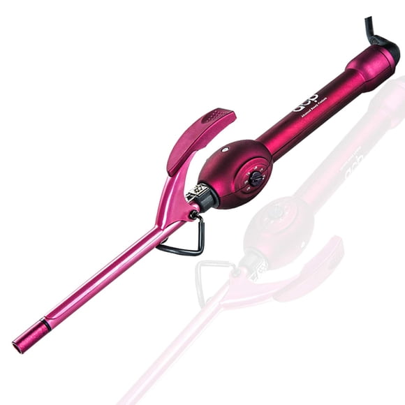 MBHAIR Rizador de pelo con varita rizadora fina de 9 mm, 3/8 de barril pequeño, rizador de cabello delgado, varita profesional de cerámica súper turmalina, pinzas pequeñas para cabello corto y largo