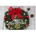thumbnail image 4 of Ribbonitlux Red Burlap Wired Ribbon, 1 inch x 20 Yards, Wired Edge Burlap Ribbon for Gift Wrapping, Big Bow, Wreath, and Christmas Tree Decoration, 4 of 7