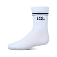thumbnail image 4 of MeMoi  LOL Athletic Crew Socks - Girls - Female, 2, Tan, 4 of 10