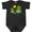 Black Leopard, variant on Fishing Frogs Cute Fisherman Boys Baby Bodysuit