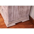 thumbnail image 5 of HomeRoots 524564 37 in. White Solid Wood Five Drawer Chest, 5 of 7