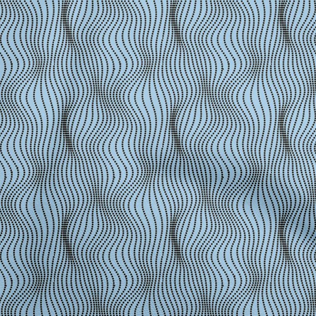 oneOone Polyester Spandex Grayish Blue Fabric Moire Craft Projects Decor Fabric Printed By The Yard 56 Inch Wide