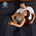 thumbnail image 4 of Bare Home Pillowcase Set - Premium 1800 Collection - Double Brushed - Ultra Soft - King Size, Black, 2 Count, 4 of 8