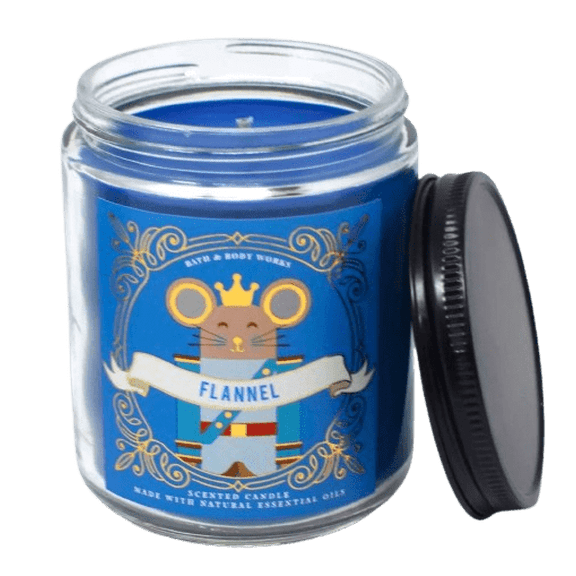 Bath & Body Works Flannel Single-Wick Scented Candle