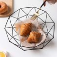 thumbnail image 3 of Stylish Fruit Basket for Your Kitchen, Exquisite Wire Basket with Modern Design, Versatile Use for Various Decorations, Made of High-quality Material (Dimensions: 26x26x9cm), 3 of 6